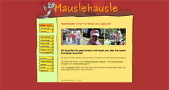 Desktop Screenshot of maeuslehaeusle.de
