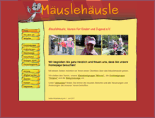 Tablet Screenshot of maeuslehaeusle.de
